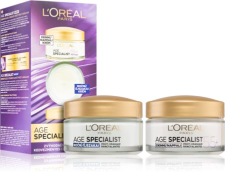 L’Oréal Paris Age Specialist 55+ coffret para cuidado da pele (para pele madura)