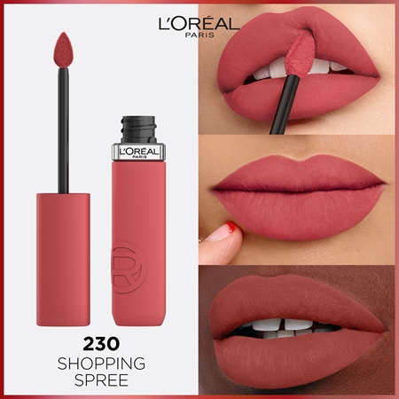 L’Oréal Paris Infaillible Matte Resistance matná hydratační rtěnka