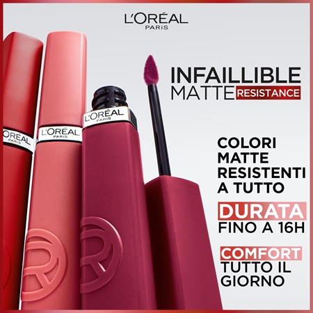 L’Oréal Paris Infaillible Matte Resistance rossetto idratante opaco