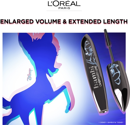 L’Oréal Paris Faux Cils Bambi Oversized Eye mascara cils volumisés, allongés et séparés