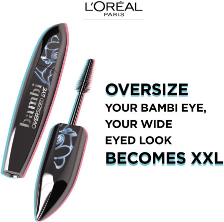 L’Oréal Paris False Lash Bambi Oversized Eye maskara za volumen, dolžino in ločevanje trepalnic