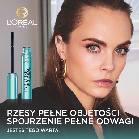 L’Oréal Paris Lash Paradise Big Deal pogrubiający i wydłużający tusz do rzęs wodoodporna