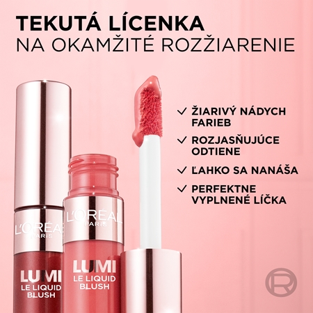 L’Oréal Paris Lumi Le Liquid Blush tekutá lícenka