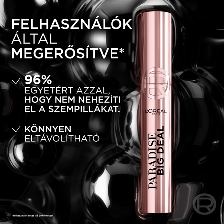 L’Oréal Paris Lash Paradise Big Deal dúsító és hosszabbító szempillaspirál
