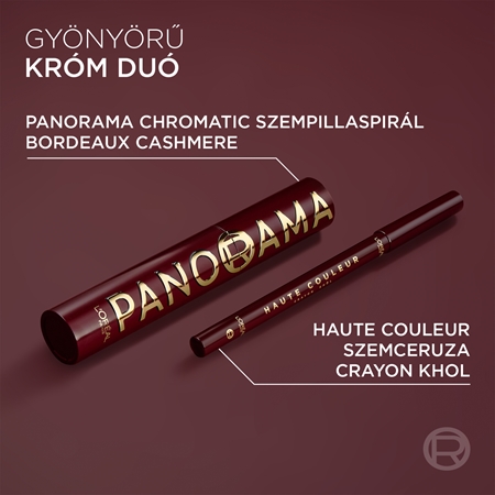 L’Oréal Paris Panorama Chromatics apimties suteikiantis blakstienų tušas