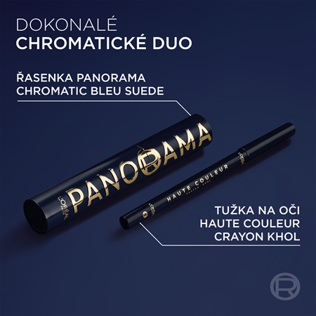 L’Oréal Paris Panorama Chromatics apimties suteikiantis blakstienų tušas