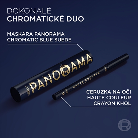 L’Oréal Paris Panorama Chromatics apimties suteikiantis blakstienų tušas