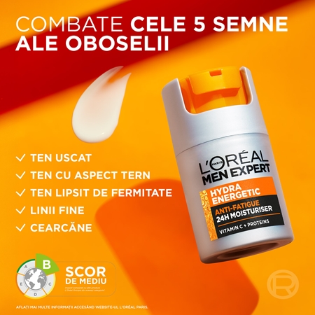 L’Oréal Paris Men Expert Hydra Energetic cremă hidratantă pentru ten obosit