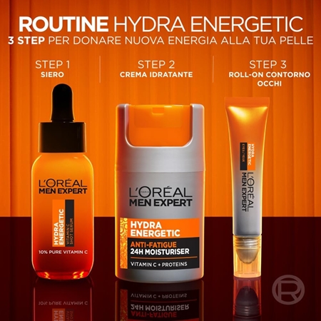 L’Oréal Paris Men Expert Hydra Energetic crema idratante contro i segni di stanchezza