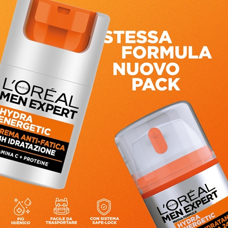 L’Oréal Paris Men Expert Hydra Energetic crema idratante contro i segni di stanchezza