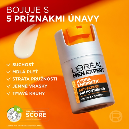 L’Oréal Paris Men Expert Hydra Energetic hydratačný krém pre unavenú pleť