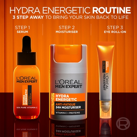 L’Oréal Paris Men Expert Hydra Energetic Hydraterende Crème voor Vermoeide Huid