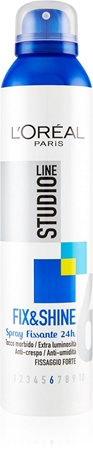 L’Oréal Paris Studio Fix&Shine spray styling