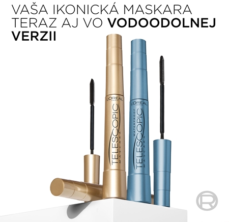 L’Oréal Paris Telescopic riasenka predlžuje a zhusťuje mihalnice
