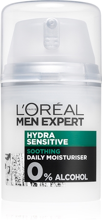 L’Oréal Paris Men Expert Hydra Sensitive Rauhoittava Ja Kosteuttava Voide Herkälle Iholle