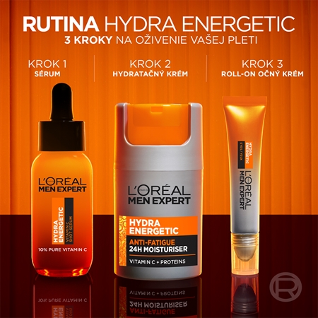 L’Oréal Paris Men Expert Hydra Energetic očná starostlivosť proti opuchom a tmavým kruhom