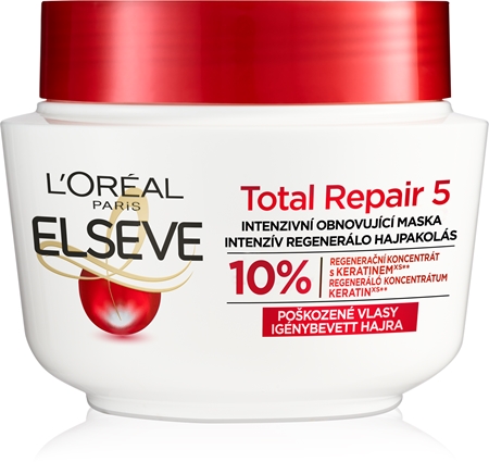 L’Oréal Paris Elseve Total Repair 5 Regenererande hårmask  Med keratin