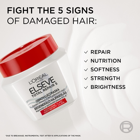 L’Oréal Paris Elvive Total Repair 5 maschera rigenerante per capelli con cheratina