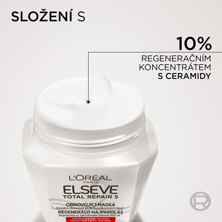 L’Oréal Paris Elseve Total Repair 5 regenerační maska na vlasy s keratinem