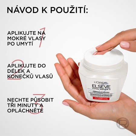 L’Oréal Paris Elseve Total Repair 5 regenerační maska na vlasy s keratinem