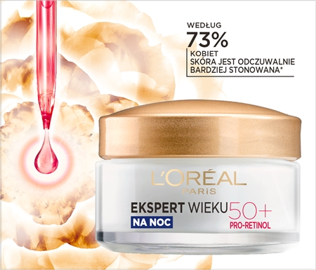 L’Oréal Paris Ekspert wieku 50+ krem na noc przeciw zmarszczkom