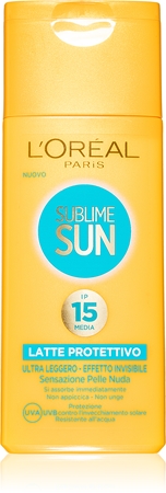 L’Oréal Paris Sublime Sun aurinkosuojamaito SPF 15