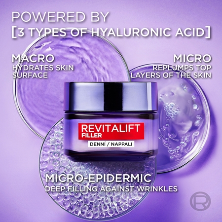 L’Oréal Paris Revitalift Filler crème de jour restructurante anti-âge