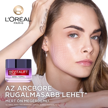 L’Oréal Paris Revitalift Filler feltöltő nappali krém öregedés ellen