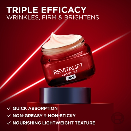 L’Oréal Paris Revitalift Laser X3 crema giorno per il viso nutriente intensa