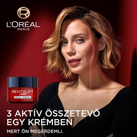 L’Oréal Paris Revitalift Laser ránctalanító, intenzív nappali arckrém