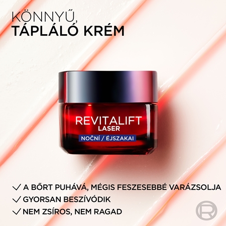 L’Oréal Paris Revitalift Laser éjszakai krém a ráncok ellen