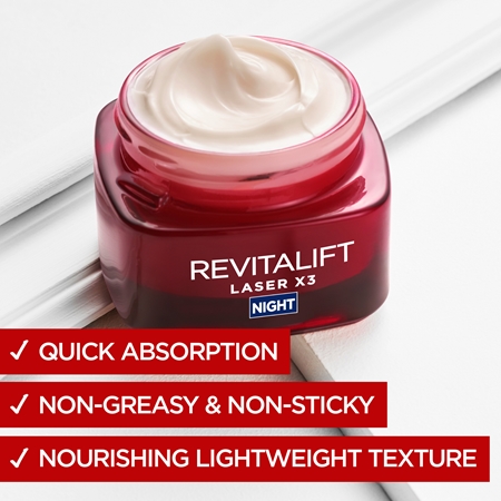 L’Oréal Paris Revitalift Laser X3 crema notte rigenerante anti-age