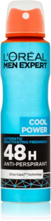 L’Oréal Paris Men Expert Cool Power antitranspirante en spray