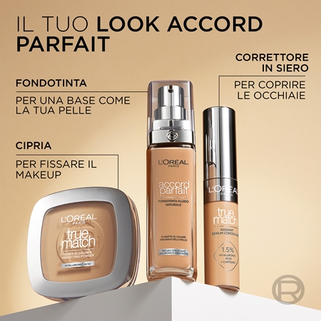 L’Oréal Paris True Match Accord Parfait fondotinta liquido