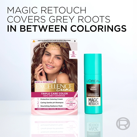 L’Oréal Paris Ritocco Perfetto spray correttore istantaneo per la ricrescita colore Brown