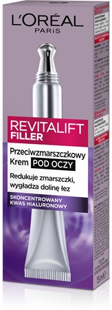 L’Oréal Paris Revitalift Filler Filler krem pod oczy przeciw głębokim zmarszczkom