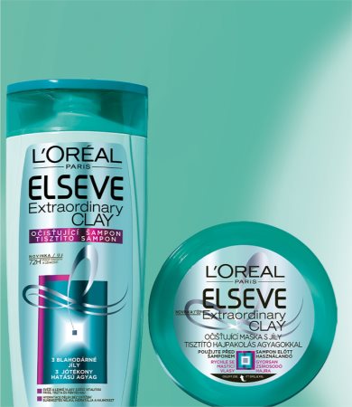 L’Oréal Paris Elseve Extraordinary Clay Schampo för fett hår