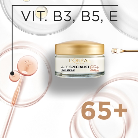 L’Oréal Paris Age Specialist 65+ crema de zi cu efect de refacere antirid