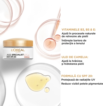 L’Oréal Paris Age Specialist 65+ crema de zi cu efect de refacere antirid