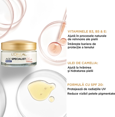L’Oréal Paris Age Specialist 65+ crema de noapte hranitoare antirid