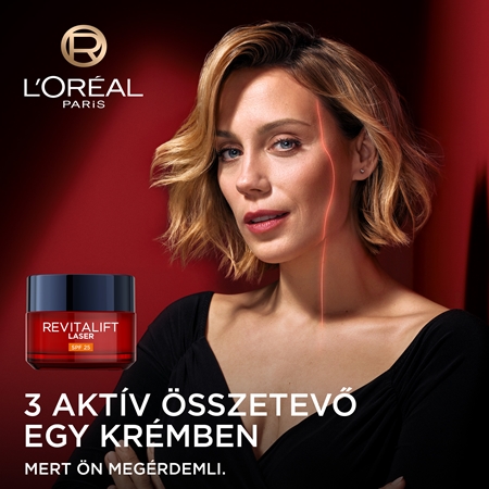 L’Oréal Paris Revitalift Laser tápláló nappali arckrém manukamézzel SPF 25