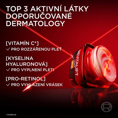 L’Oréal Paris Revitalift Laser denní krém na obličej s intenzivní výživou SPF 25