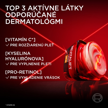 L’Oréal Paris Revitalift Laser denný krém na tvár s intenzívnou výživou SPF 25