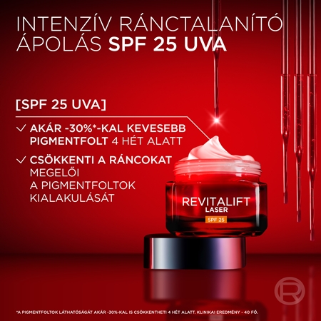 L’Oréal Paris Revitalift Laser tápláló nappali arckrém manukamézzel SPF 25