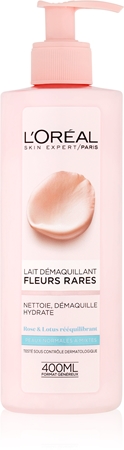 L’Oréal Paris Precious Flowers lait démaquillant pour peaux normales à mixtes