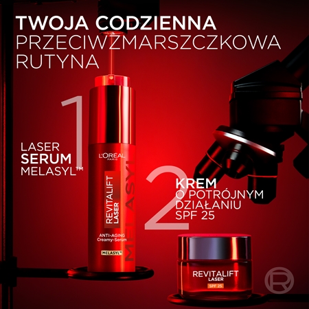 L’Oréal Paris Revitalift Laser krem intensywnie odżywiający do twarzy na dzień SPF 25