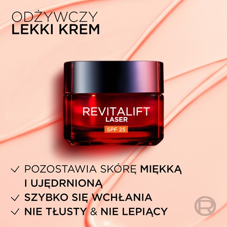 L’Oréal Paris Revitalift Laser krem intensywnie odżywiający do twarzy na dzień SPF 25