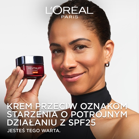 L’Oréal Paris Revitalift Laser krem intensywnie odżywiający do twarzy na dzień SPF 25