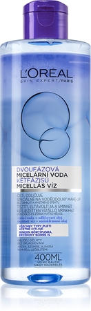 L’Oréal Paris Micellar Water Zwei-Phasen Mizellenwasserr für alle Hauttypen, selbst für empfindliche Haut
