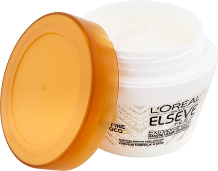 L’Oréal Paris Elvive Olio Straordinario di Cocco maschera rivitalizzante all'olio di cocco per capelli normali e secchi